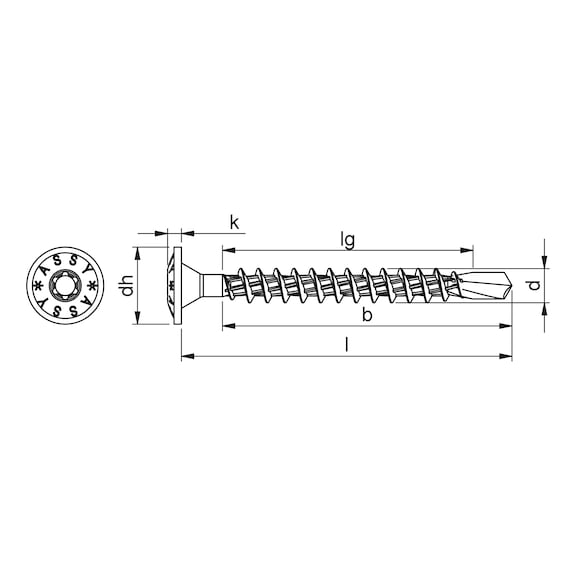 ASSYplus 4 BP MDF steel zn ptd. PT rear wall hd RW