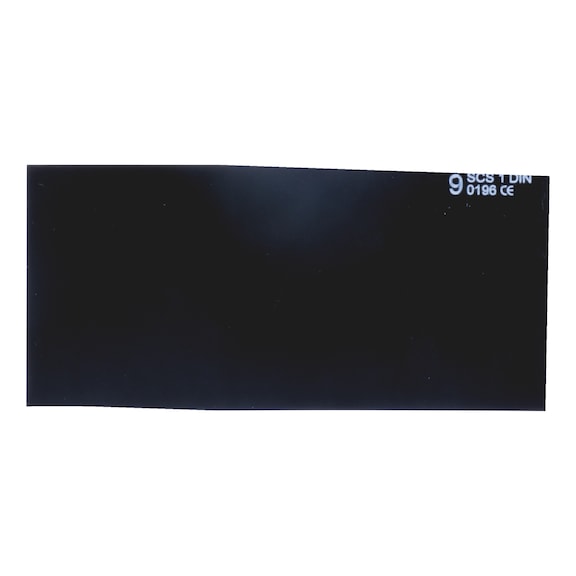 Svejseglas til visirer og beskyttelsesskærme - SVEJSEGLAS 60X110MM  DIN 8