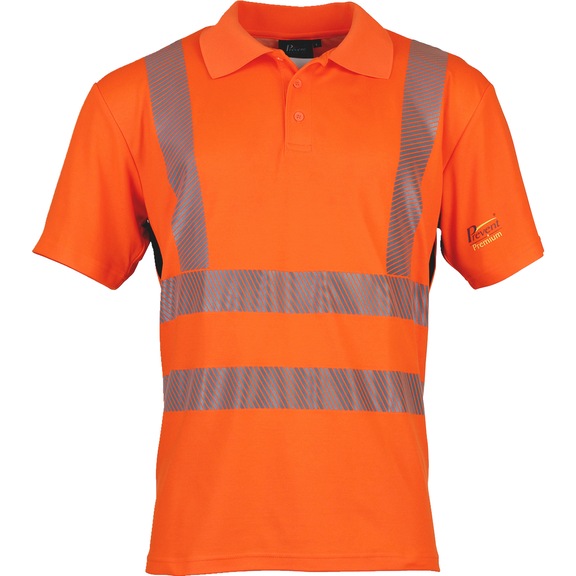 Work polo shirt Asatex Prevent® Trendline high-visibility polo - POLOSHIRT-ASATEX-PTW-POLO-67-5XL