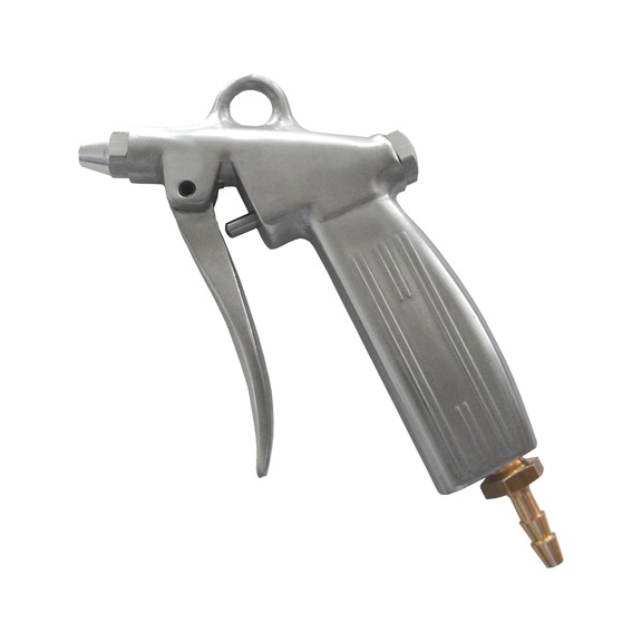 Pistolet de soufflage avec buse courte standard - SOUFFLETTE A GACHETTE ALU 1/4 GAZ