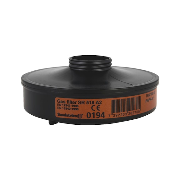 Gas filter SR 518 A2 Sundström H02-7012 - GASFILTER-SUNDSTRÖM-SR518-H02-7012