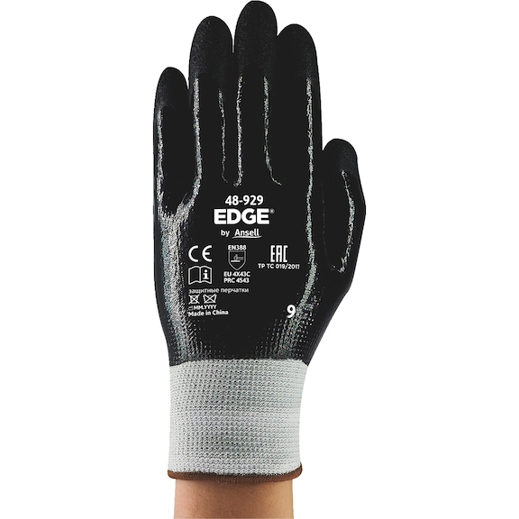Protective glove, nitrile Ansell EDGE® 48-929 - GLOVE-ANSELL-EDGE-48-929-SZ8