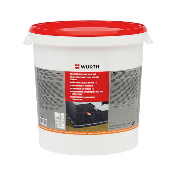 1-component bitumen thick coating - SRFCOAT-1K-BITUMEN-30LTR