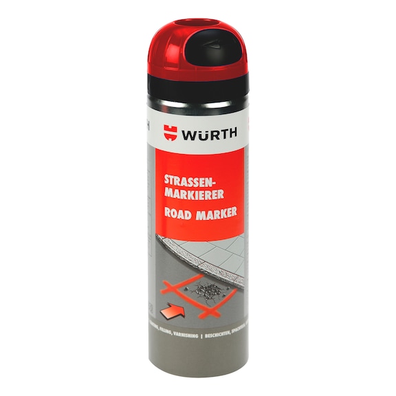 Plus road marker - ROADMRK-PLUS-RED-500ML