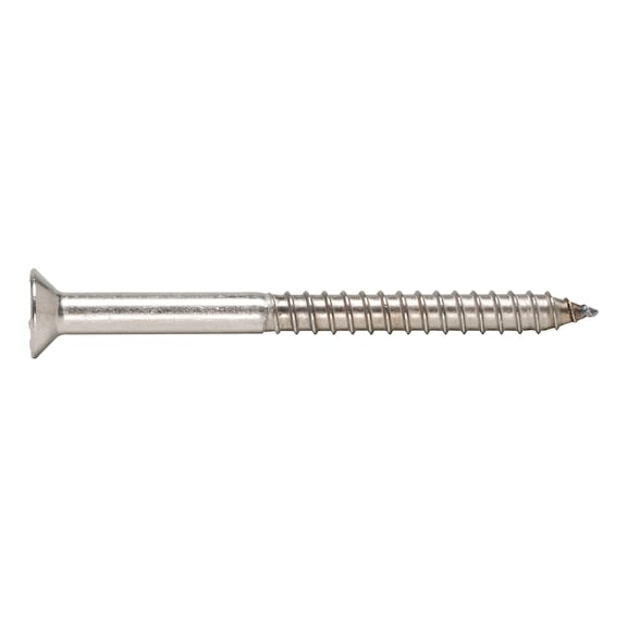 Countersunk screw for frame fixing
