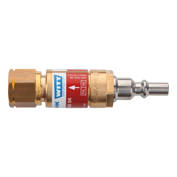 Takatulisuoja Asetyleeni/ propaani - TAKATULISUOJA 3/8 AS/PRO PIKAL PISTOKE