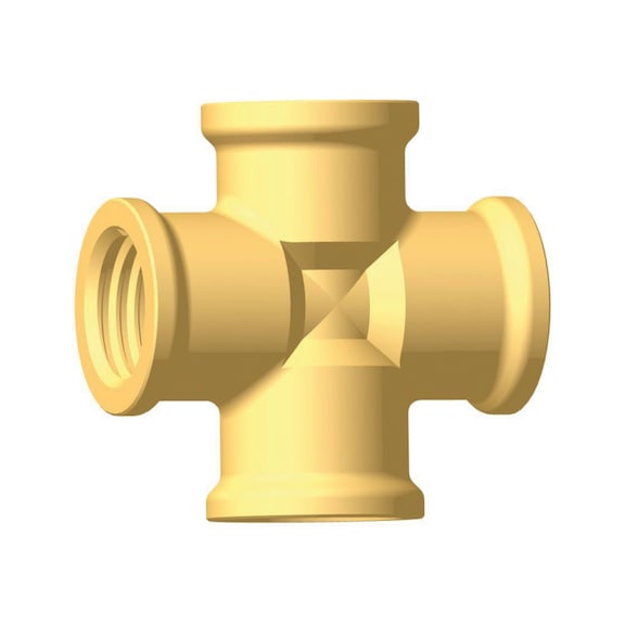 Hızlı bağlantı kaplini, artı şekilli - QCKPLGCON-(CROSS-CON)-M16