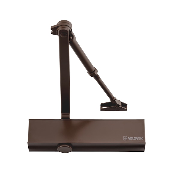 Cierrapuertas STS 340 con brazo de cierre - CIERRAPUERTA VARILLAJE T.MARRON