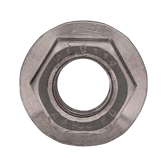 M10 Flangia Esagonale Seghettata Con Dadi Bloccaggio, 201 Acciaio Inox - Foto 10