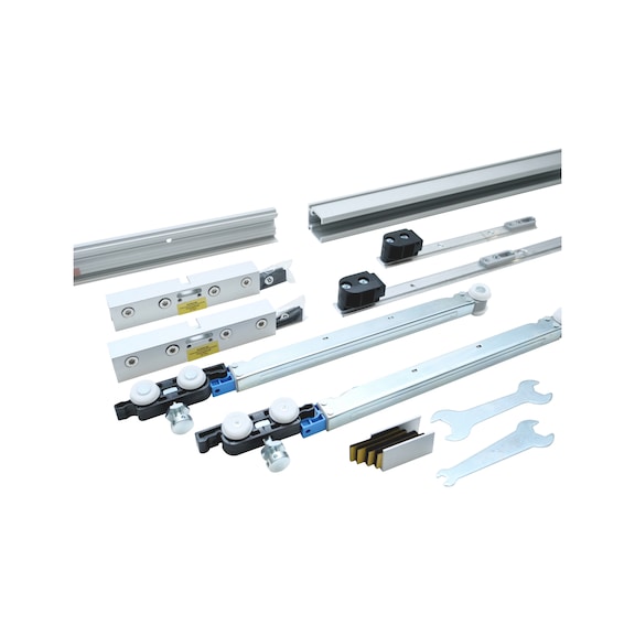 Zimmerschiebet&uuml;rbeschlag-Set SCHIMOS 80-GS-W - SHIEBTRBSHLG-SCHIMOS80GSW-OB-BD-3000