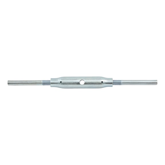 DIN 1478 steel zn ptd. closed shape w. welding end - TURNBCKL-WELDONEND-DIN1478-A2K-L235-M12