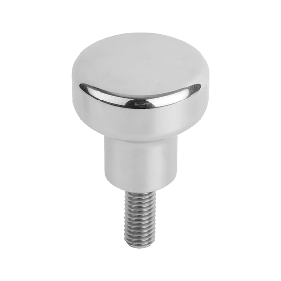 Mushroom head screw 1.4404 polished, hygiene area - 1