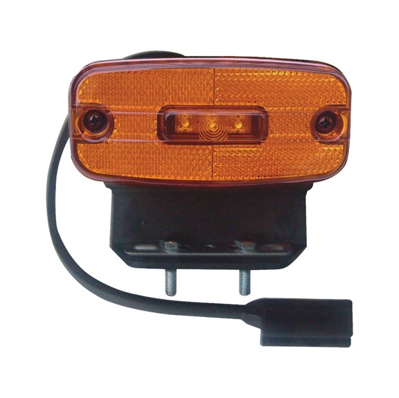 LED side marker light 24 V universal - SML-3LED-YELLOWORANGE-CABLE1,5M-24V