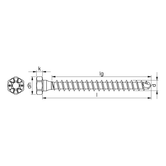 SECCARO Vite A Testa Tonda Piatta Con Inserto Quadrato, Filettatura - Foto 2