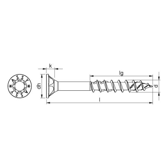 ウルトジャパン公式 | ASSY® 4 CSMPユニバーサルネジ 6X130/70