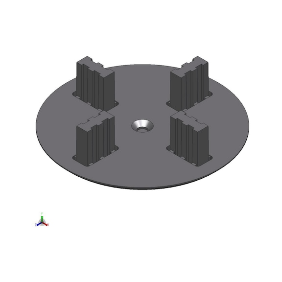 Distanziale SpiraPave, VersiJack - SPCETAB-F.TERRACSUPRT-PP-W6MM-H15MM