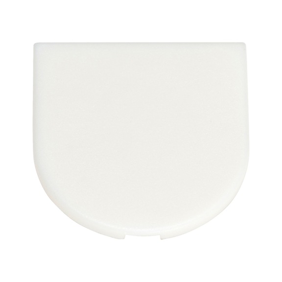 Trim cap for KALTSCHMELZ<SUP>®</SUP> eccentric anchor - CAP-F.ECCON-FL-WHTE-RAL9010-D20MM