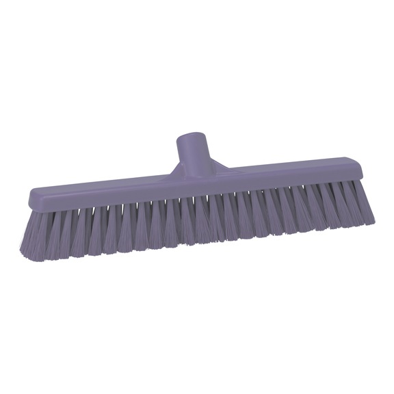 Broom, soft/hard bristles  - BSN-WEICH/HART-L410MM-LILA