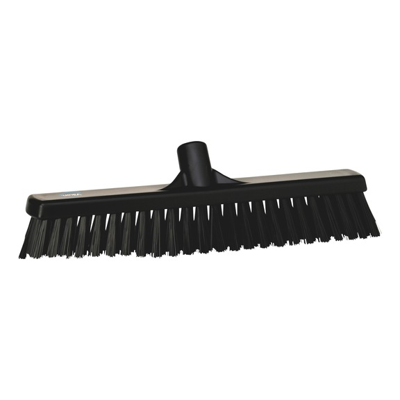 Besen, weich/harte Borsten  - BSN-WEICH/HART-L410MM-SCHW