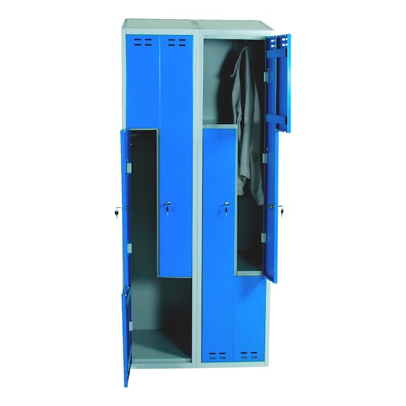 Casier à clé type Z pour vestiaire d'atelier - 800x550x1920 mm