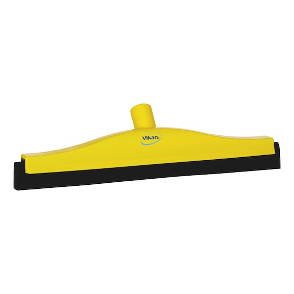 Water squeegee with replaceable sponge rubber cassette - WAABZI-M.-AUSTAUSCH-KAS-400MM-GELB