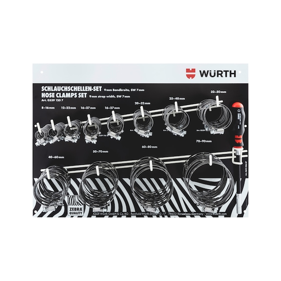 Efco Set 8 Fascette Fissacavo – Diametro 2-4 Cm – Kit Di Fissaggio Universale Per Tubi