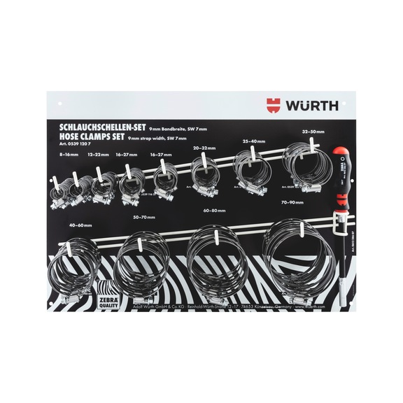 Efco Set 8 Fascette Fissacavo – Diametro 2-4 Cm – Kit Di Fissaggio Universale Per Tubi