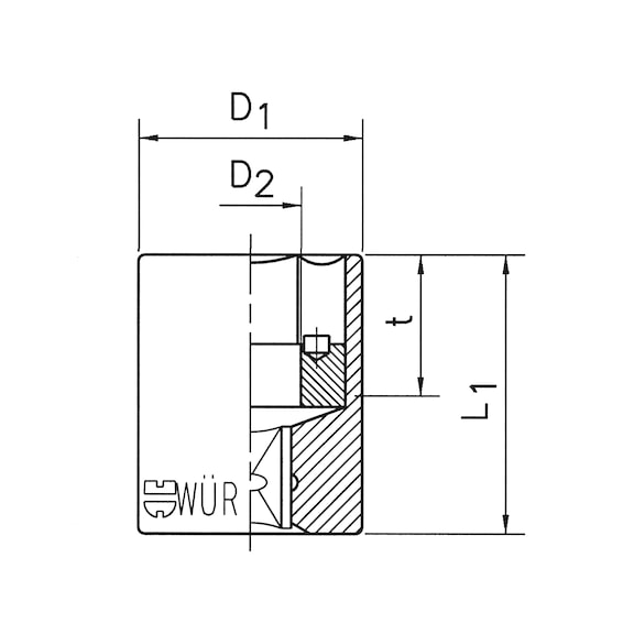 ASW Steckschlüssel-Einsatz 1/4 Zoll, 8 Mm 6-kant – Mit Magnet, Aus Spezialwerkzeugstahl
