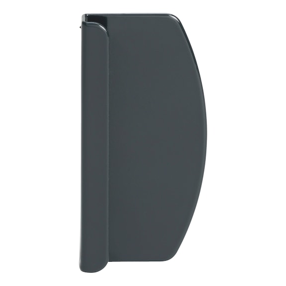 Recess handle for insect protection - HNDLPLT-F.INSPROT-ALU-RAL7016