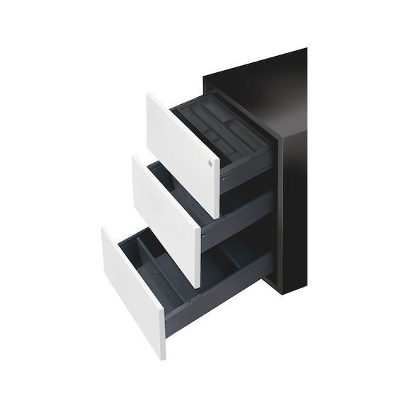 OrgaAer S mit Schiebeschale - ORGASYS-S-8,5-TA-SC-ST-SCHARZ-540MM