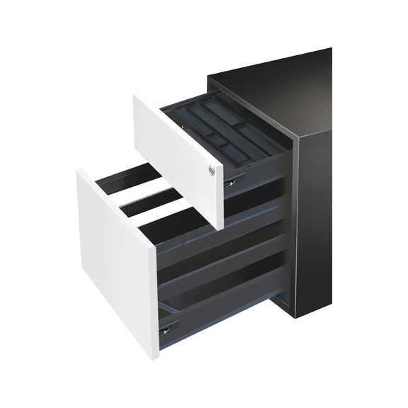 OrgaAer S with sliding tray and hanging frame - ORGASYS-S-8,5-SP-FE-SC-ST-BLACK-540MM