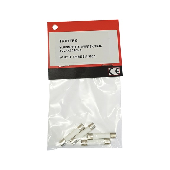 Yleismittarin sulakesarja - YLEISMITTARI TRIFITEK TR-87 SULAKESARJA