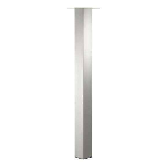 Table leg, square - TBLLEG-SQUARE-60MM-ST-STAINLST-COL-705MM