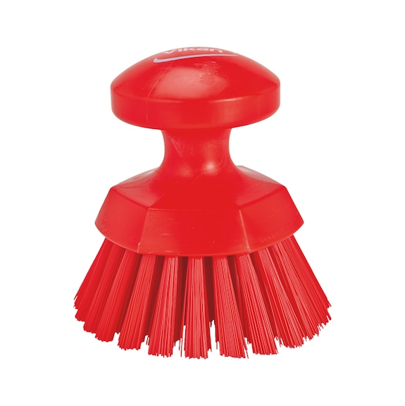 Round hand-held brush, hard - HNDBURST-RD-D110MM-HART-ROT