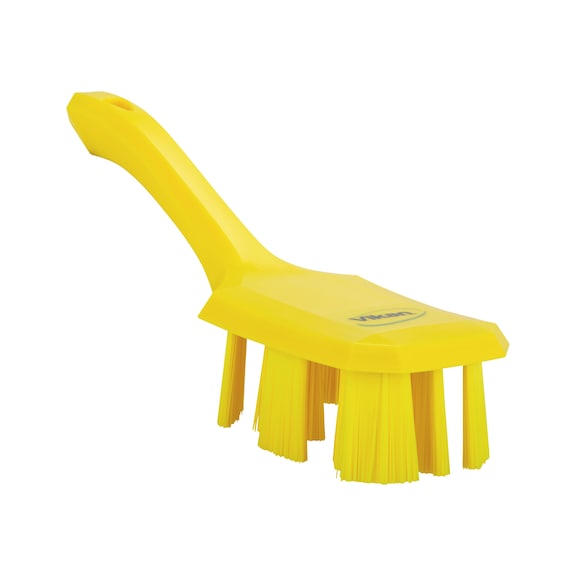 Hand brush with short handle Ultra Safe Technology - HNDBURST-GRF-HART-L260MM-GELB
