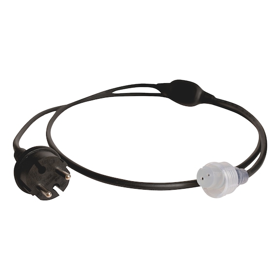 Power cord for LED light strip  Double line - AY-PWRCORD-LGHTSTR-DBLNE-BLCK-230V-L1,5M