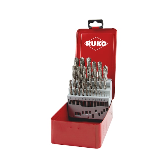 Twist drill HSS-G DIN 338 sort 25pcs 214215Li Ruko