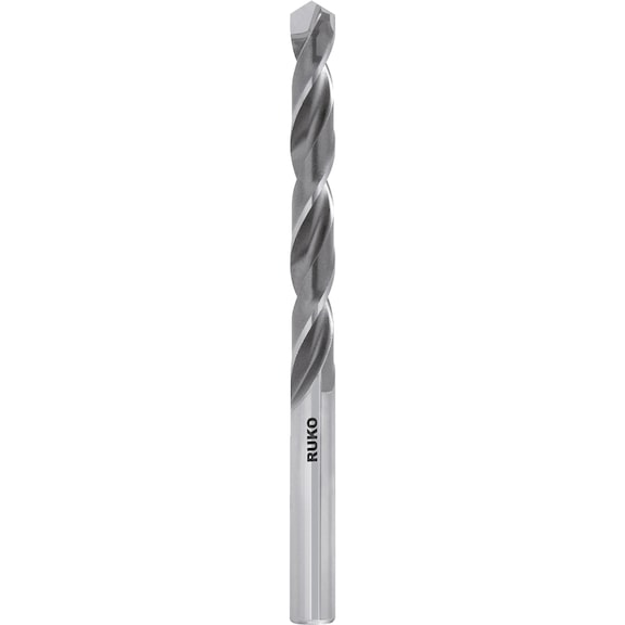 Solid carbide metal twist drill bit Ruko DIN 338 type N plain