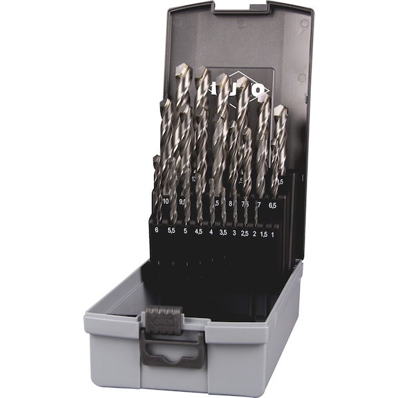 Twist drill bit, metal assortment/set 23&nbsp;pieces Ruko 815215 SC DIN 338 - DRL-SPRL-RUKO815215RO-DIN338-(2-13)-0,5