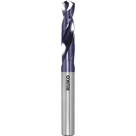Twist drill bit, metal Ruko DIN1897  HSCo TiAlN - DRL-SPRL-RUKO202045EF-DIN1897-TIALN-4,5