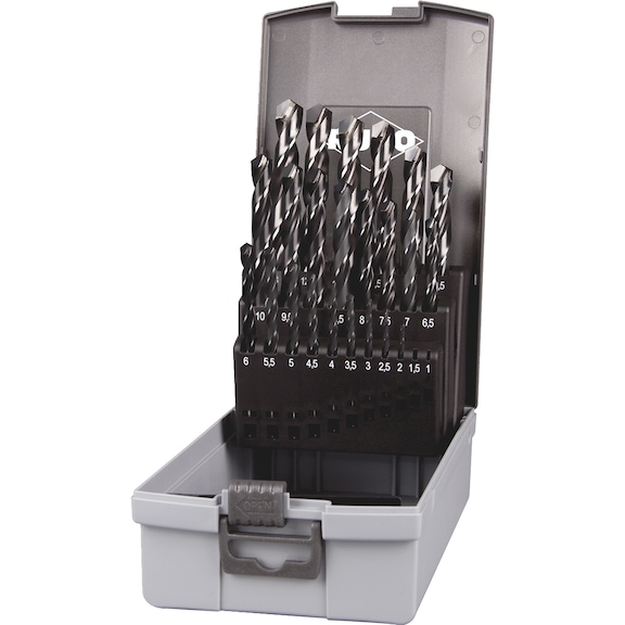 Twist drill VHM DIN 338 sort 23 pcs 815215C Ruko - DRL-RUKO815215CRO-DIN338-TECRONA-(2-13)