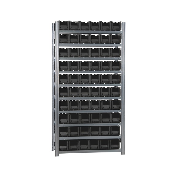 Steckregal Basic für System-Lagerboxen - FACHBDRGL-STEB-BASIC-GRUND-SLB-GR1