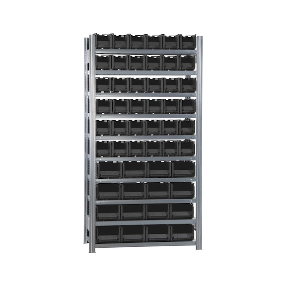 Steckregal Basic für System-Lagerboxen - FACHBDRGL-STEB-BASIC-GRUND-SLB-GR1-GR2