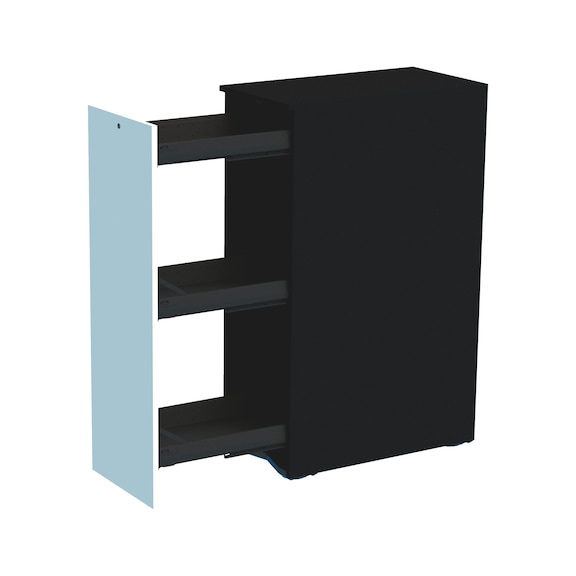 Hochcontainer OrgaAer - ORGASYS-HOCHCONTAINER-SCHWARZ-740MM