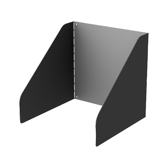 U-bracket OrgaAer for folder, tall container - U-HOLD-(F.OFFICE-HCONT)-SILVRGREY