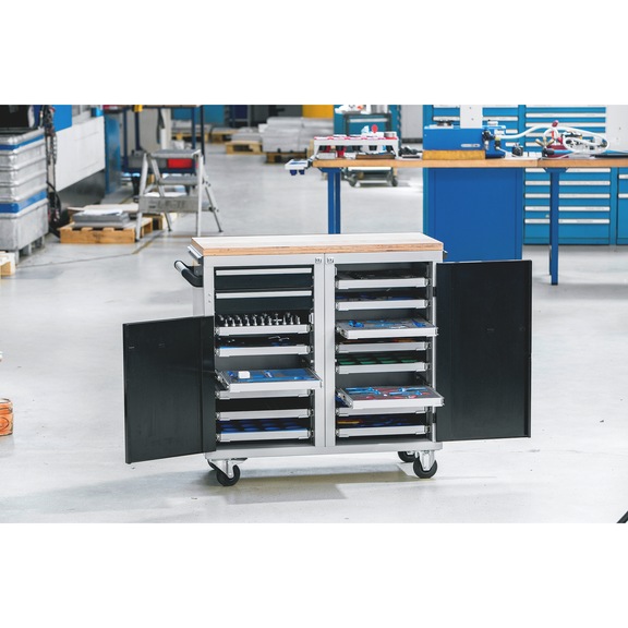 CLIP-O-FLEX<SUP>®</SUP> wheeled workbenches - AP-COF-MOBILE WORKBENCH-WT-2