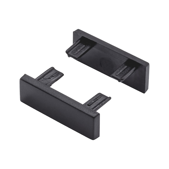 Jeu de capuchons pour profilé de support à LED UBP-3 - ENSEMBLE-CAPUCHONS-(F.UBP-3)-NOI