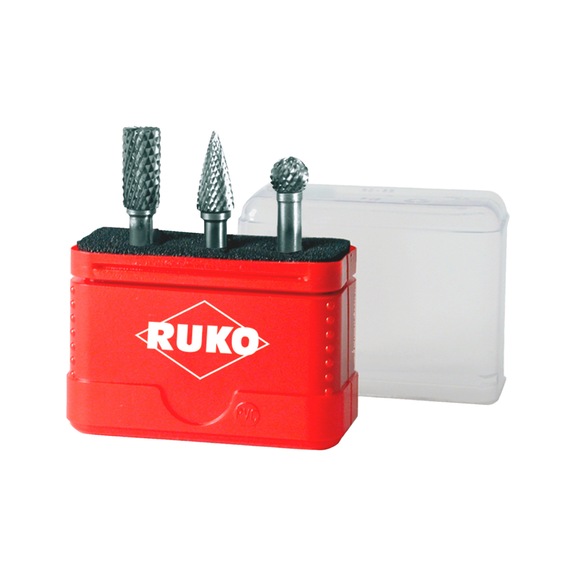 TC milling bit set 3 pcs. 116001 Ruko - CTR-RUKO-116001-HM-D10