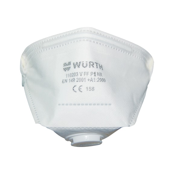 P2 katlanabilir solunum maskesi Ventilli