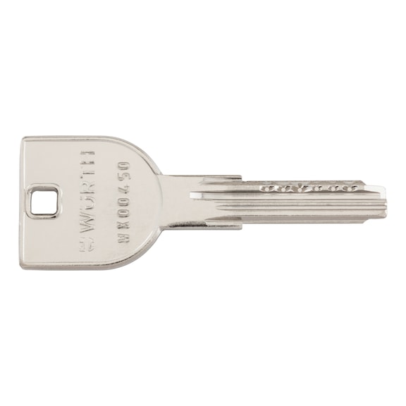 Keyed alike skeleton key for W6X bearing cylinder - AY-KEYBLANK-PRFLCYL-W6X-BEARCYL-GS2